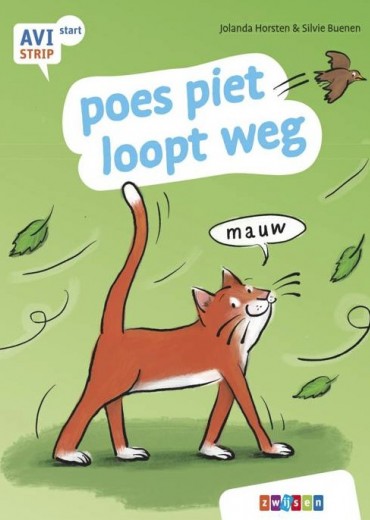 poes piet loopt weg stripweb