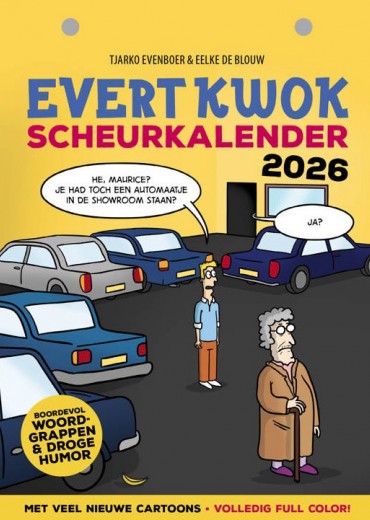 evert kwok scheurkalender 2026 stripweb