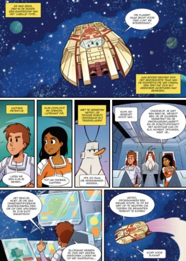 er was eens de ruimte stripweb