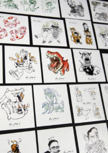 kim jung museum set de stickers stripweb 1