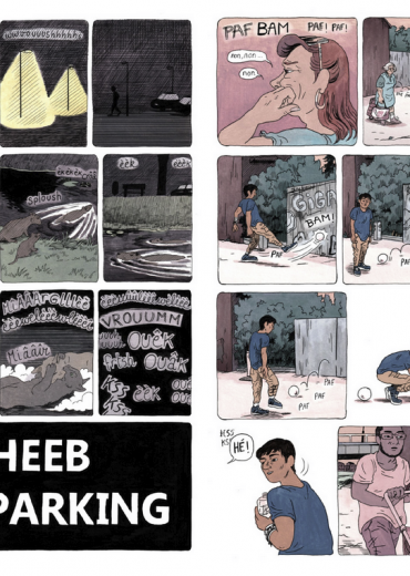 Moheeb sur le parking 8