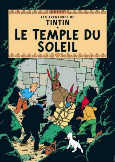 postkaart le temple du soleil stripweb