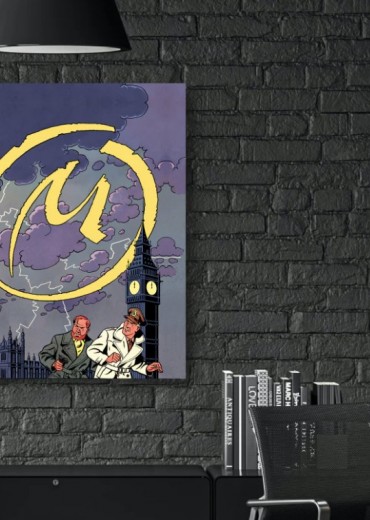 schilderdoek blake et mortimer couverture stripweb