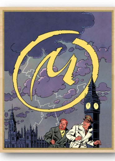 schilderdoek blake et mortimer couverture stripweb natuur