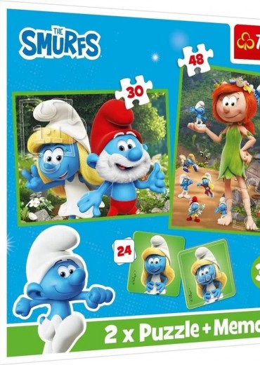 Smurfs have fun - puzzel - Stripweb
