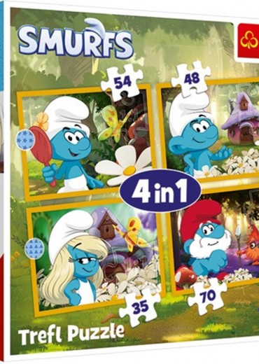 Life in the smurf village - puzzel - stripweb