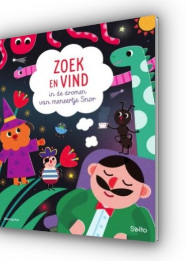 zoek en vind in de dromen van meneertje snor stripweb