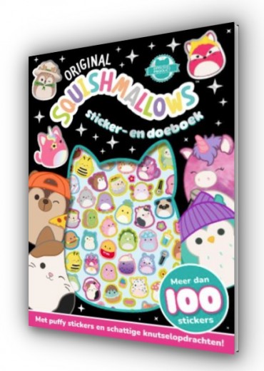 squishmallows stickerboek stripweb