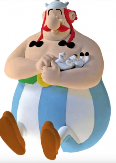 beeldje spaarpot obelix 