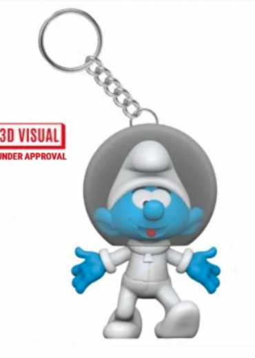 sleutelhanger de smurfen stripweb