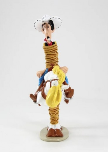 beeldje lucky luke vastgebonden stripweb 1