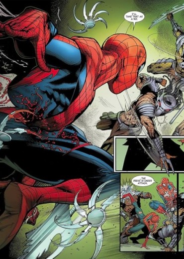 predetor vs spider man stripweb 1