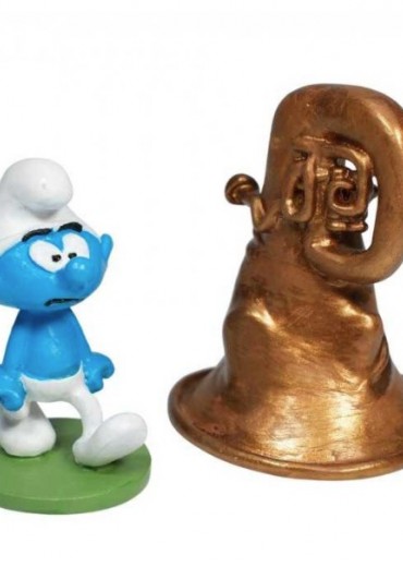 smurfen en de tuba beeldje stripweb