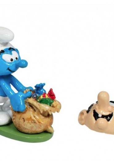 smurfen verkleed als gargamel stripweb