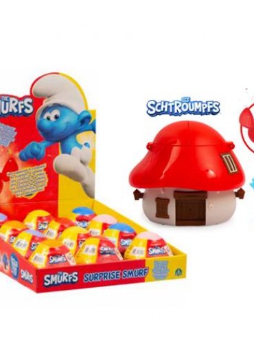 Paddenstoelenhuisjes De Smurfen - Stripweb