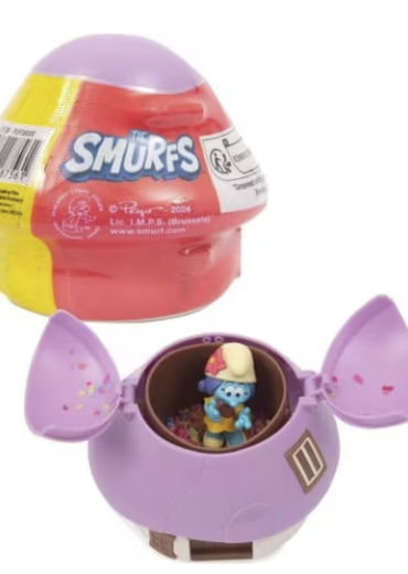 Paars paddenstoelenhuisje - De Smurfen - Stripweb