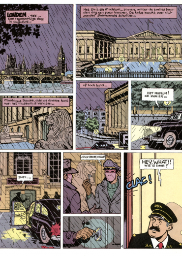 de drenkeling van de thames stripweb 1