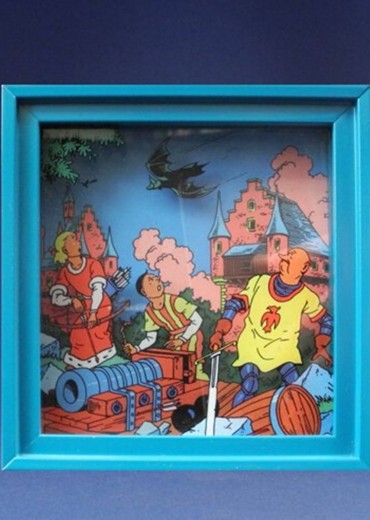 De schat van Beersel schaduwbox - Stripweb