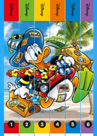 Box wereldreis met 6 pockets Stripweb 1