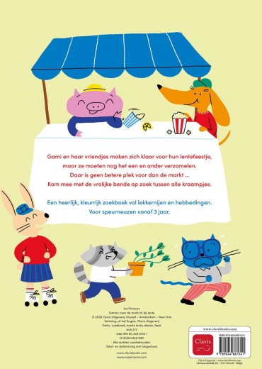 Samen naar de markt in de lente Stripweb1