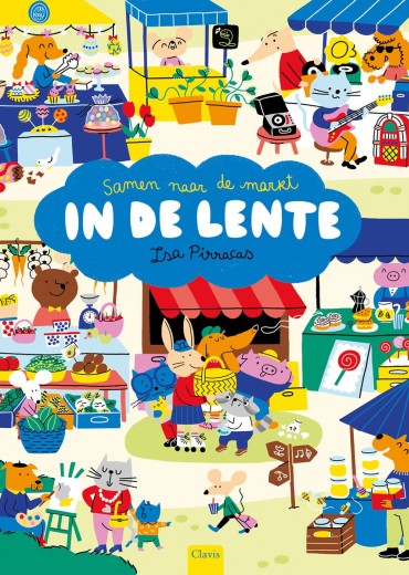 Samen naar de markt in de lente Stripweb