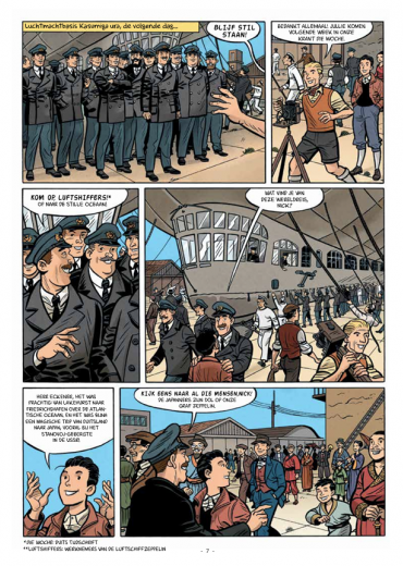 zeppelin in gevaar stripweb