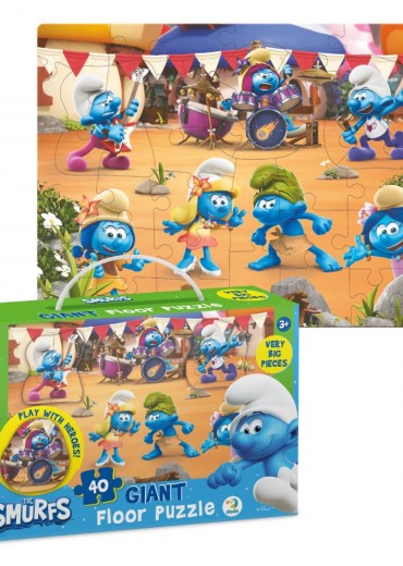 Vloerpuzzel De Smurfen Stripweb
