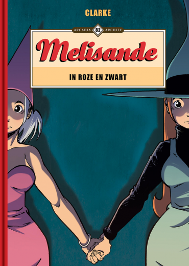 Melisande in roze en zwart stripweb 