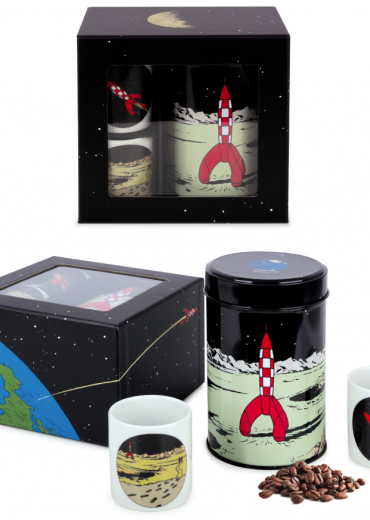 kuifje koffie doos stripweb