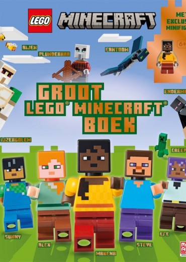 Groot LEGO Minecraft boek Stripweb