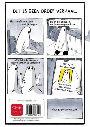 De Sad Ghost Club achterkant Stripweb