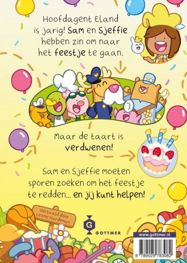 Het geheim van het gebakje achterkant Stripweb