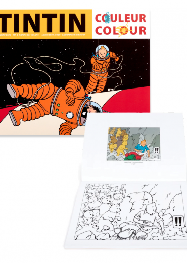 KLEURBOEK KUIFJE MAAN STRIPWEB