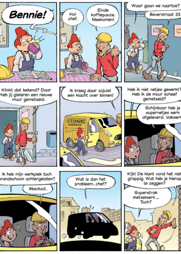 bennies bijbaan voor natuurtalent stripweb 1