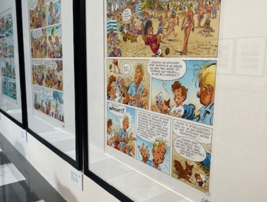 Expositie Dany - Robbedoes en de blauwe Gorgon